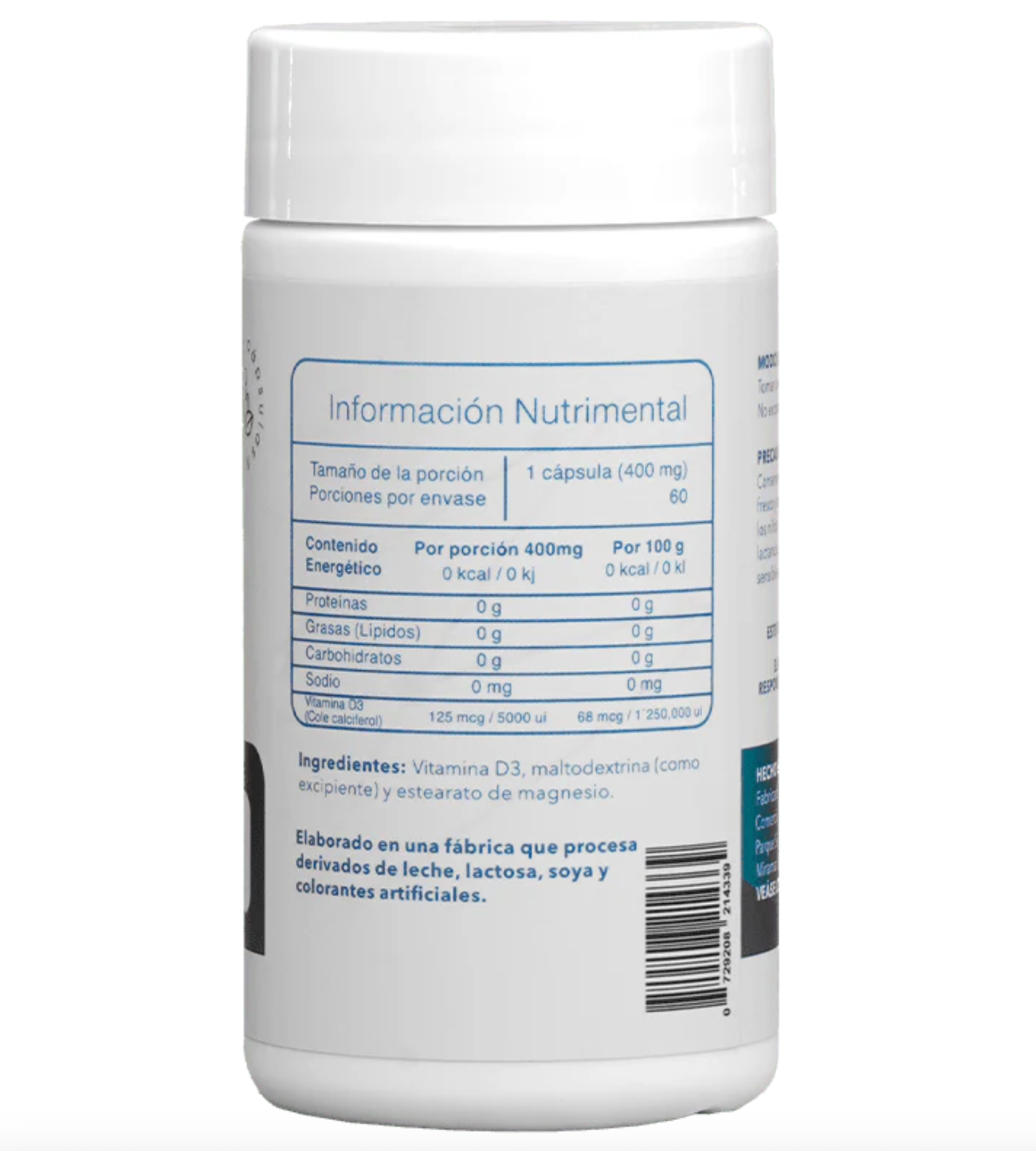 VITAMIN D3 5000 UI 60 CAPS - Image 2