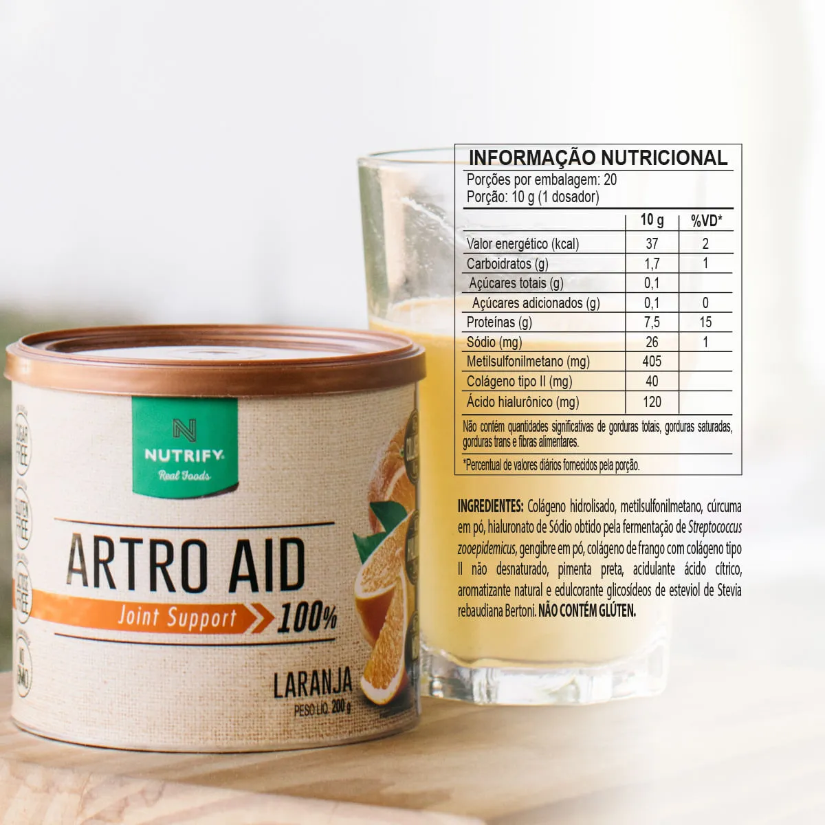 NUTRIFY ARTRO AID 200g Sabor Naranja - Image 2