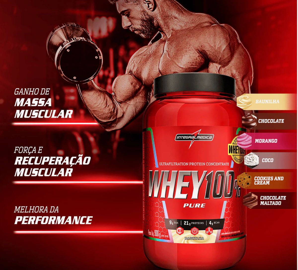 INTEGRAL MEDICA Whey 100% Pure 900 gr - Image 3