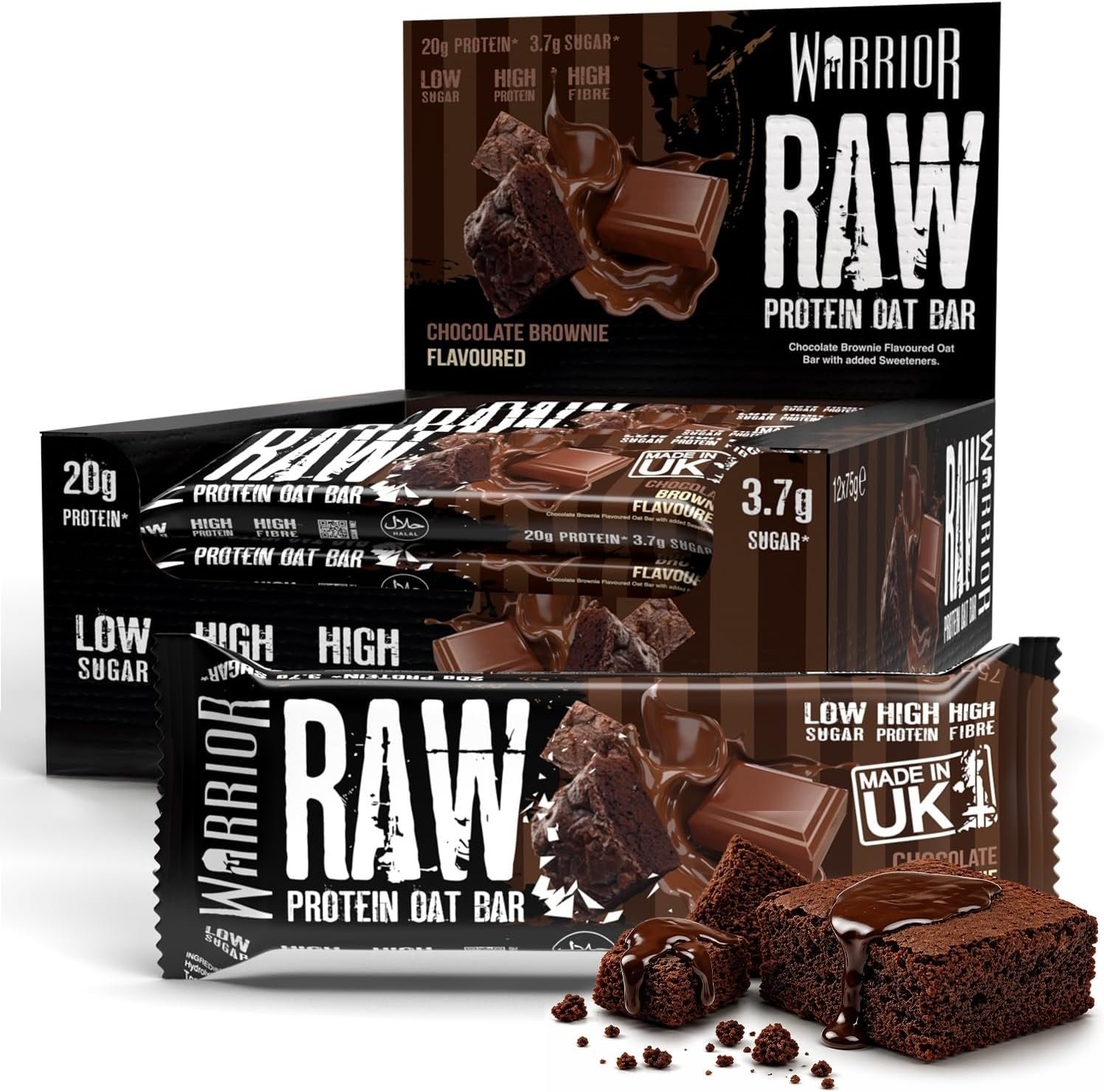 WARRIOR Protein RAW Bar 12 pack - Imagen 15