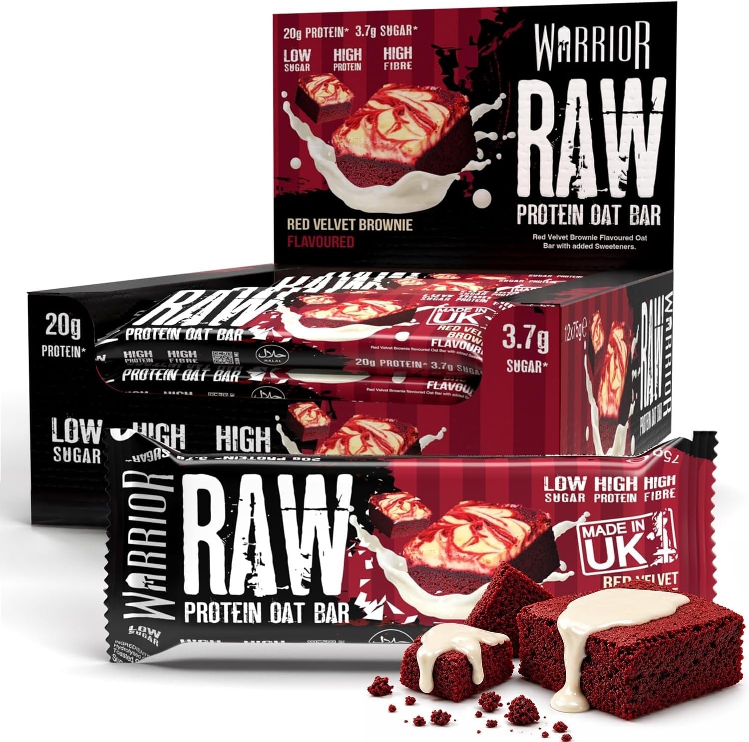 WARRIOR Protein RAW Bar 12 pack - Imagen 13