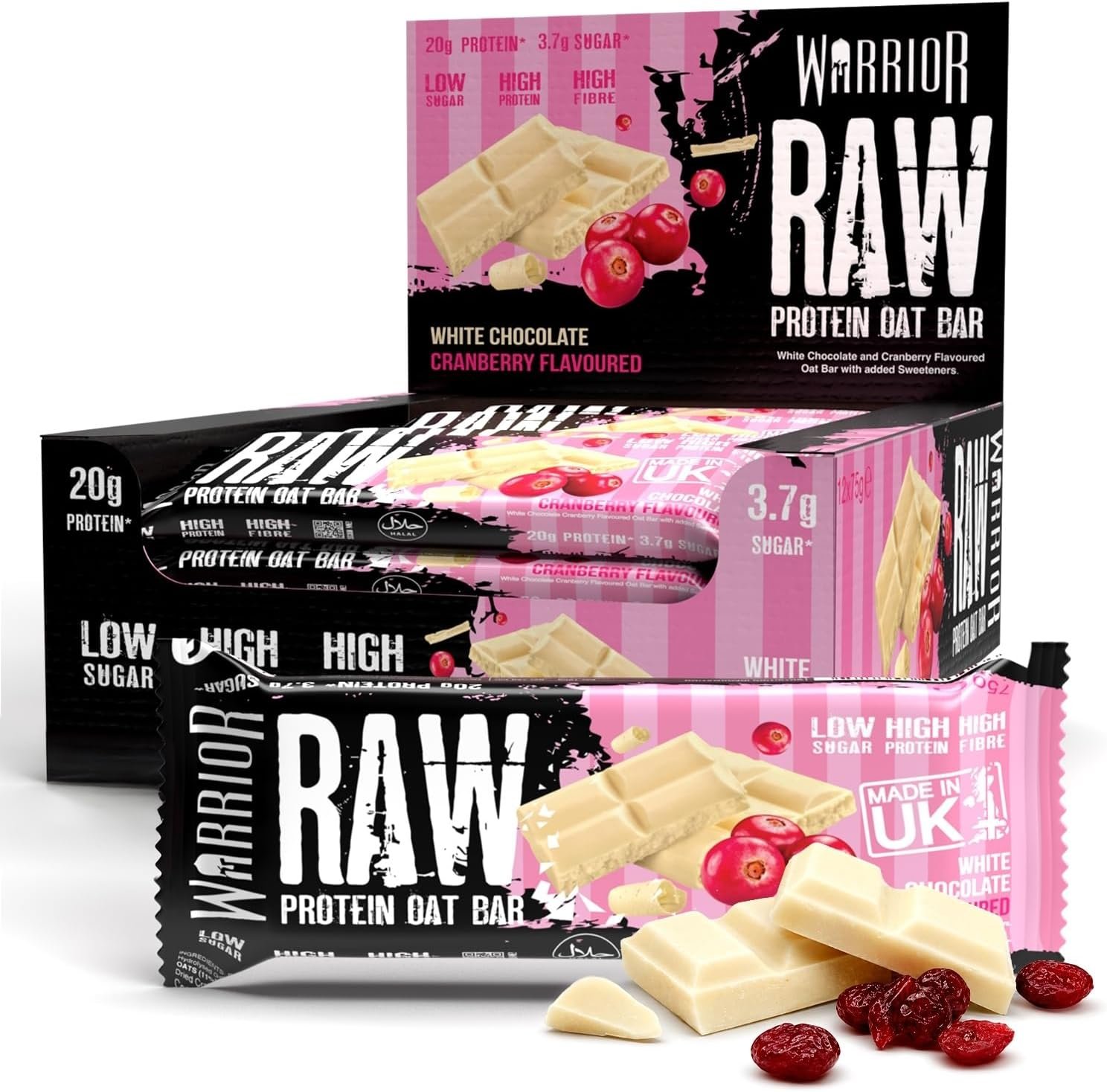 WARRIOR Protein RAW Bar 12 pack - Imagen 9