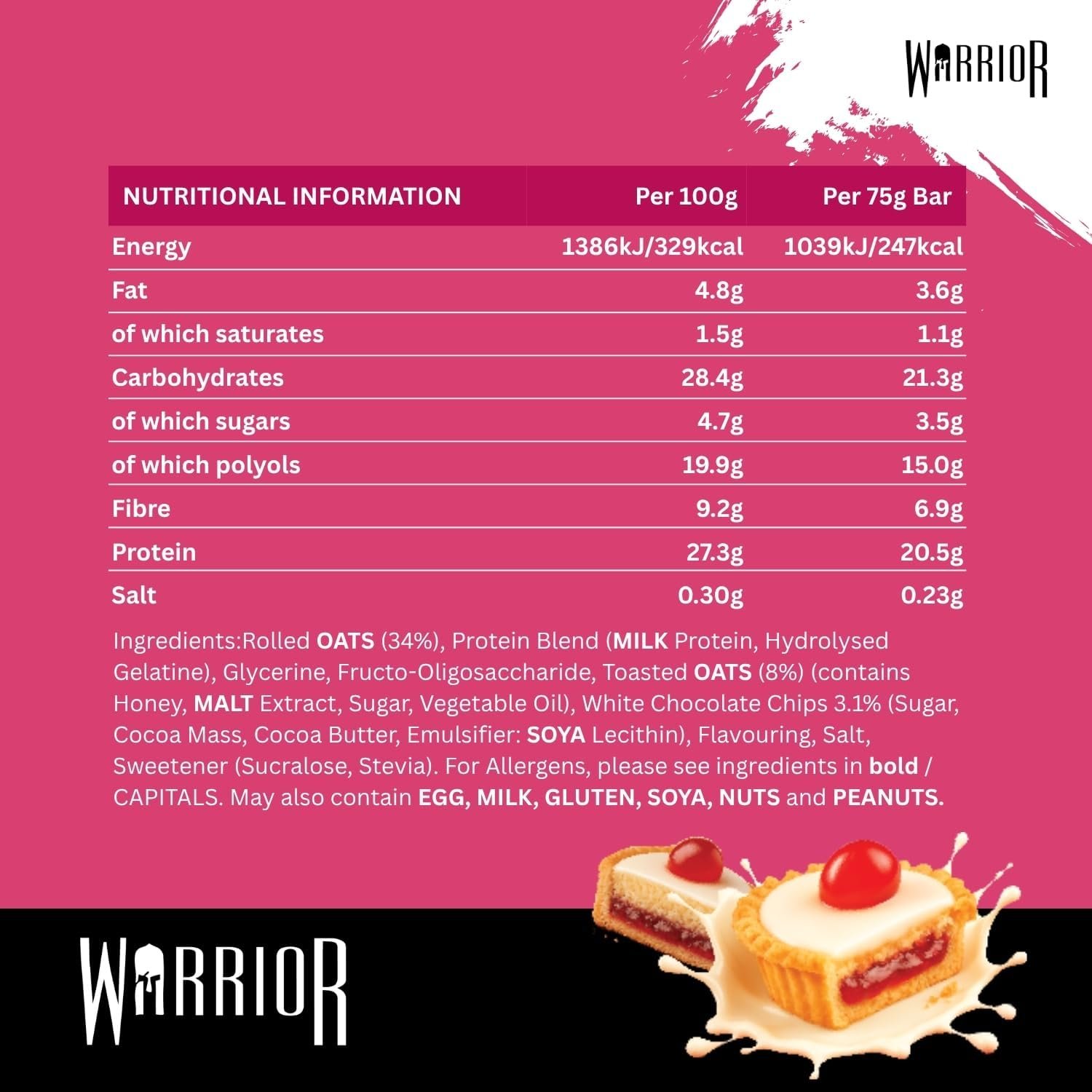 WARRIOR Protein RAW Bar 12 pack - Imagen 12