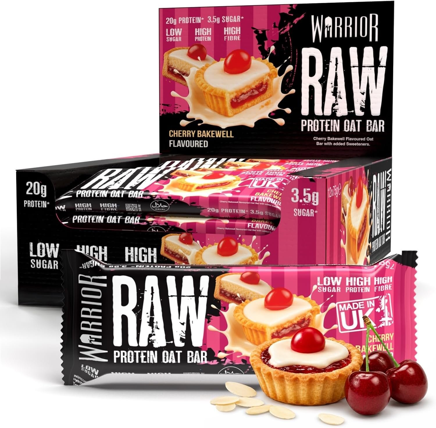 WARRIOR Protein RAW Bar 12 pack - Imagen 11
