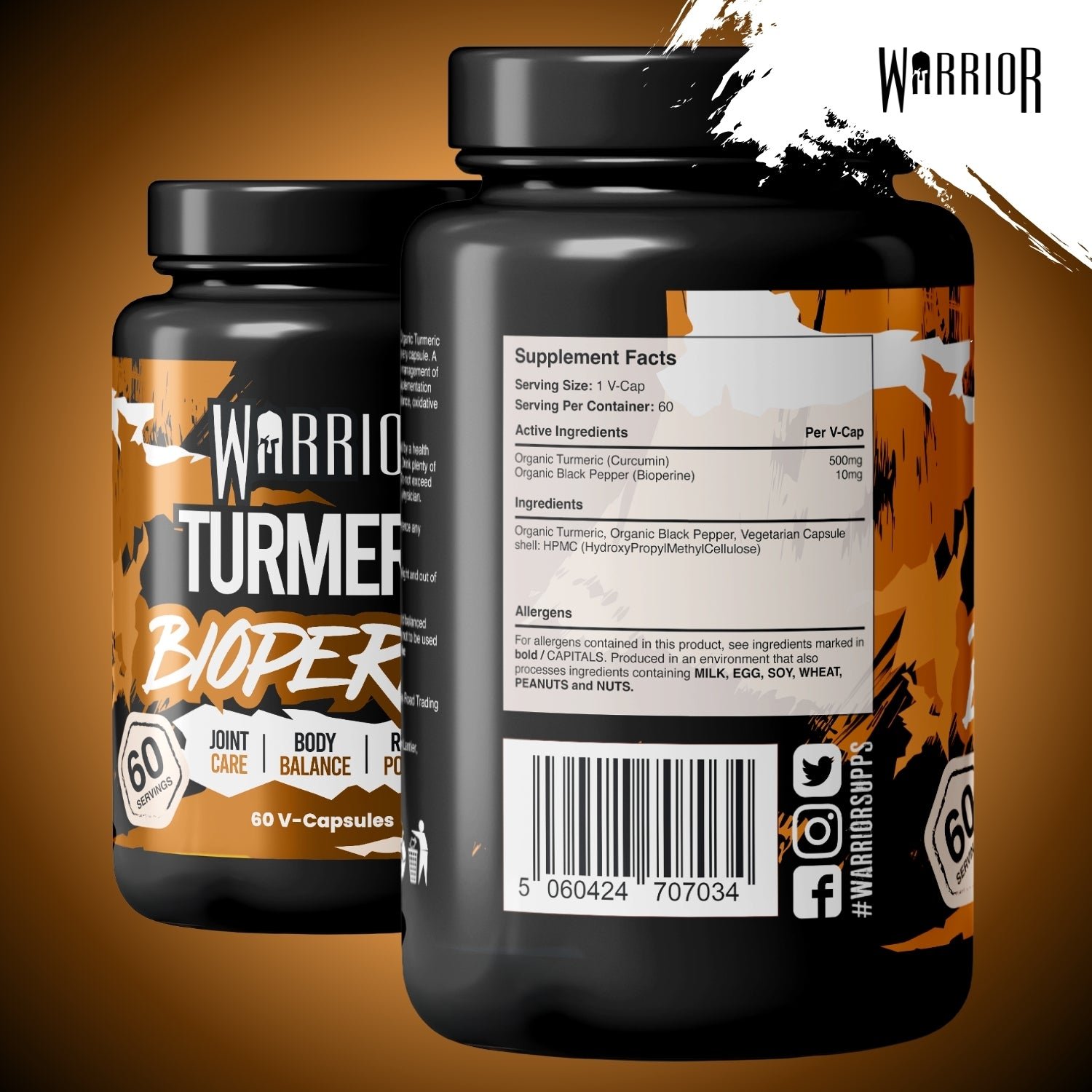 WARRIOR Cúrcuma con Bioperina - Imagen 4