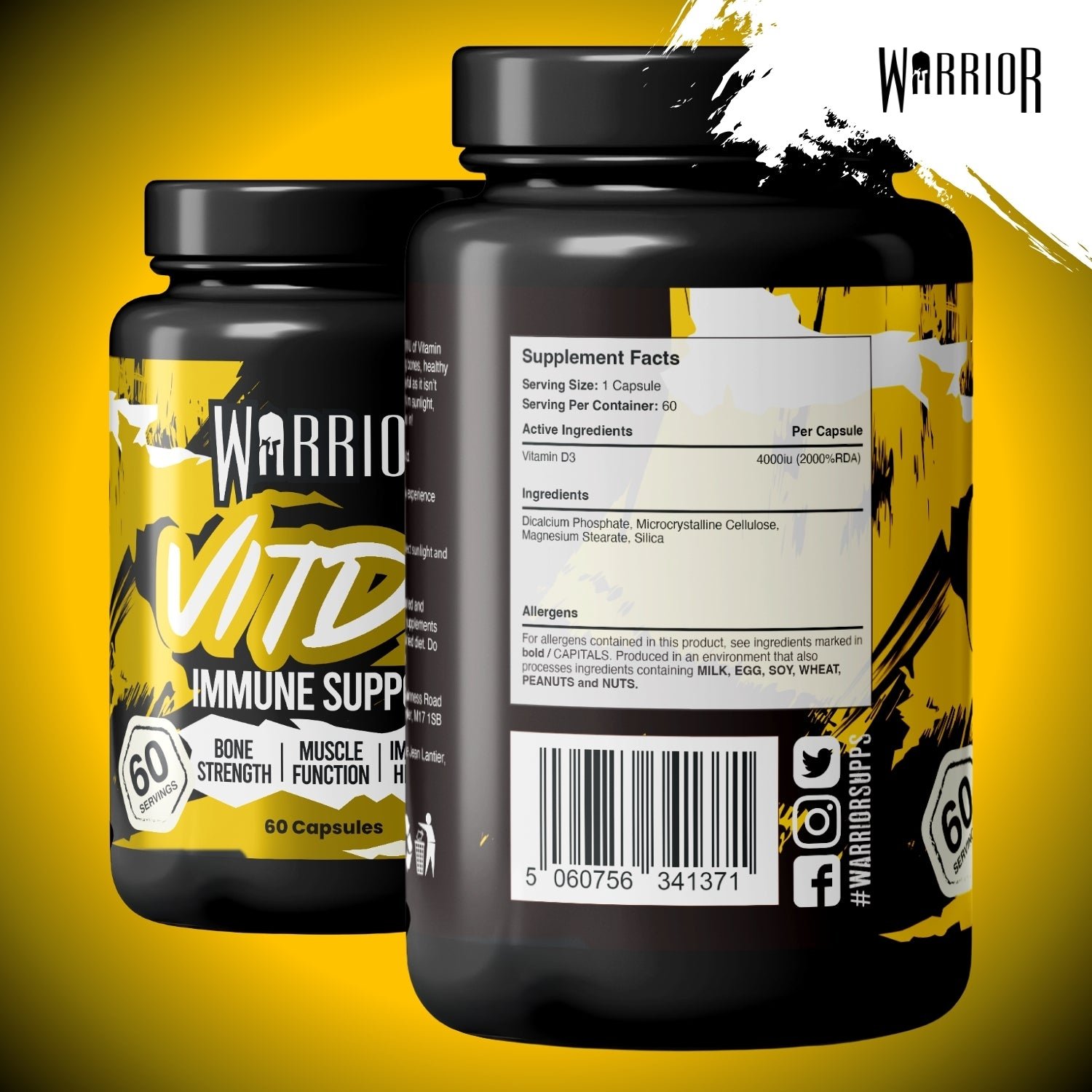 WARRIOR Vitamina D3 - Imagen 5