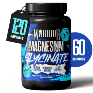 WARRIOR Glicinato de Magnesio  60 serv