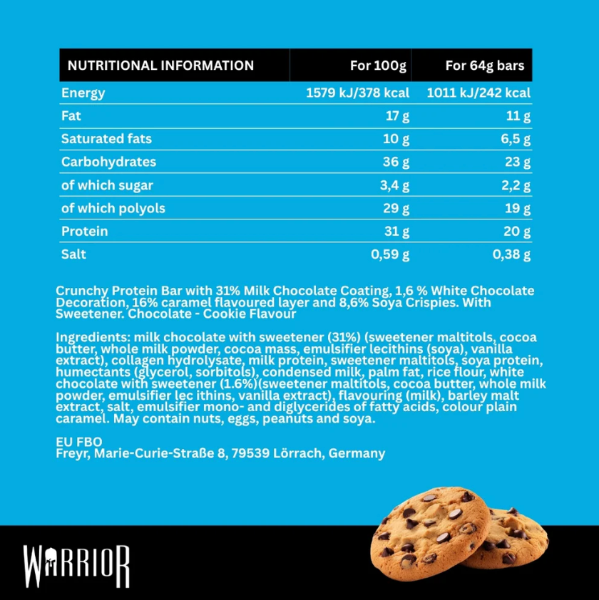 WARRIOR Crunch Bar 12 pack - Imagen 2