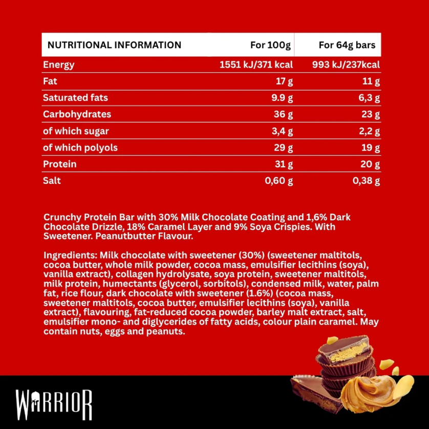 WARRIOR Crunch Bar 12 pack - Imagen 10