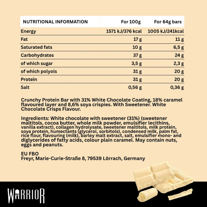 WARRIOR Crunch Bar 12 pack - Imagen 8