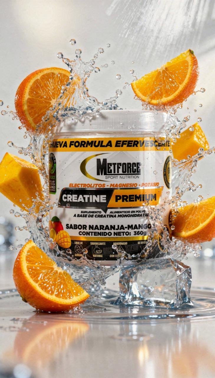 Creatina Premium Efervescente Saborizada