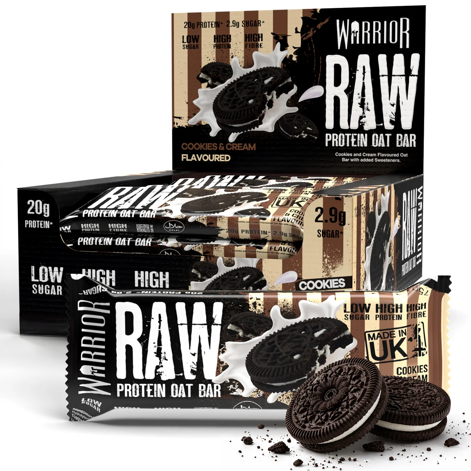 WARRIOR Protein RAW Bar 12 pack