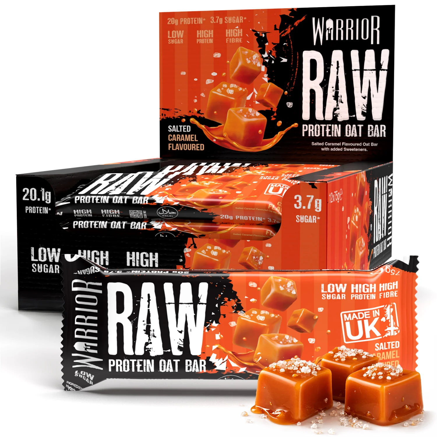 WARRIOR Protein RAW Bar 12 pack - Imagen 5
